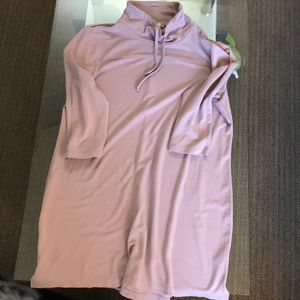 Lilac hoodie dress